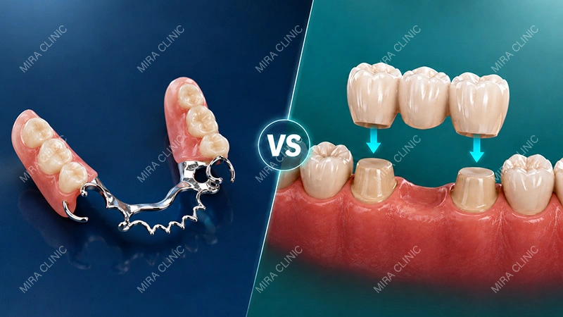 Partial Denture vs Bridge: Which Feels More Stable?